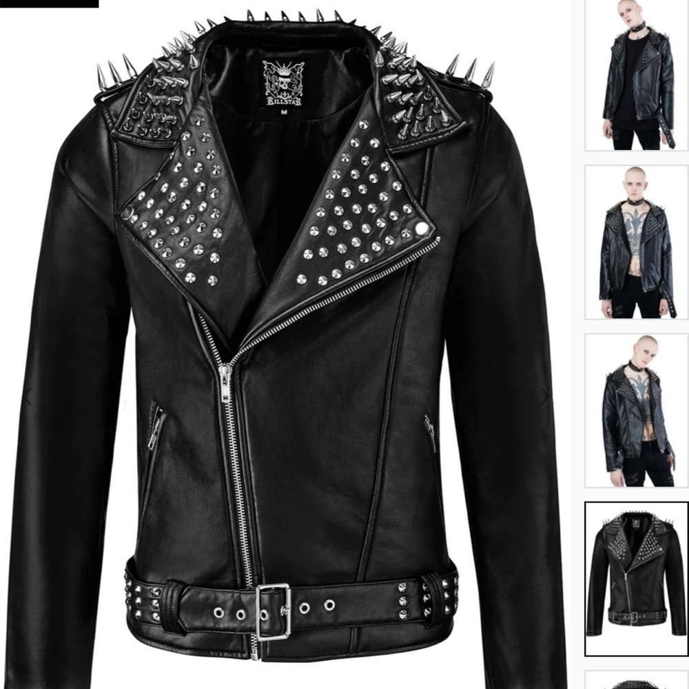 KILLSTAR creeping death jacket with spikes